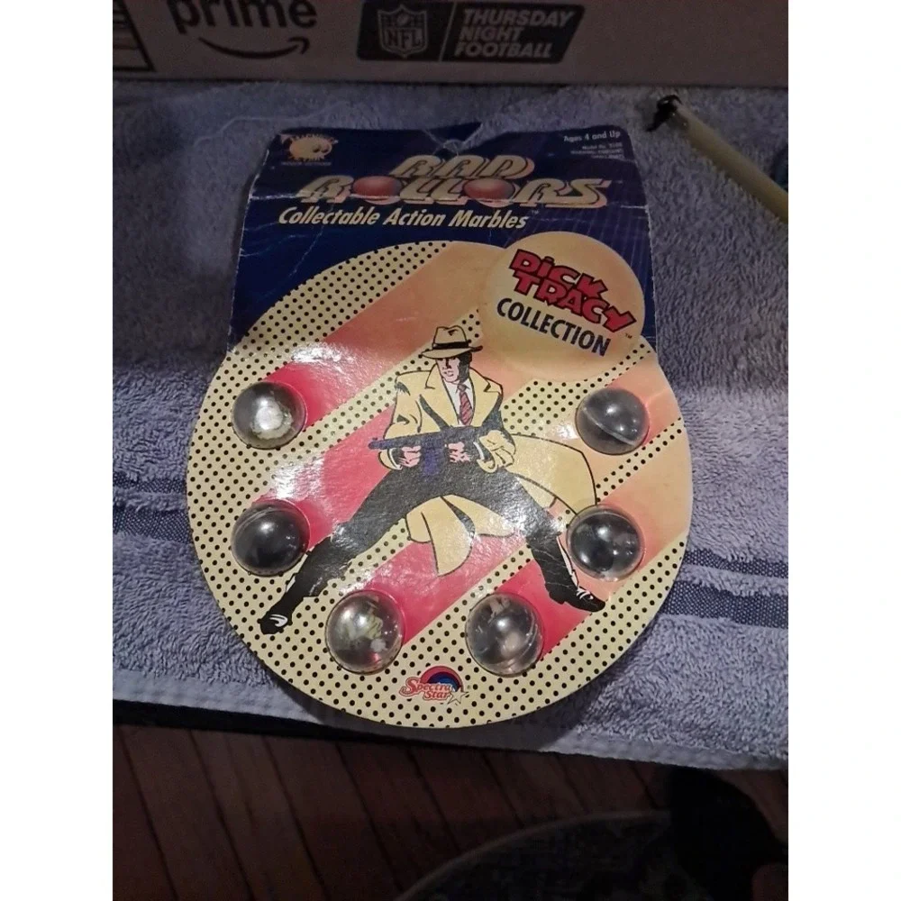 Vintage 1990 Rad Rollers Dick Tracy Marbles Spectra Star Disney NOS